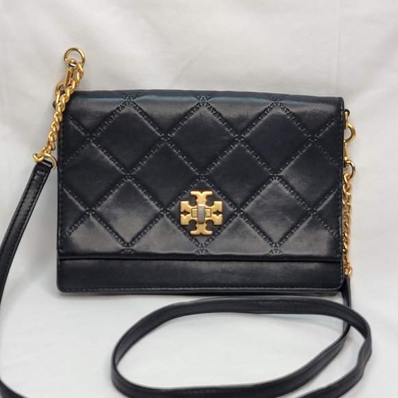 Tory Burch Handbags - Tory Burch Black Leather Crossbody Bag